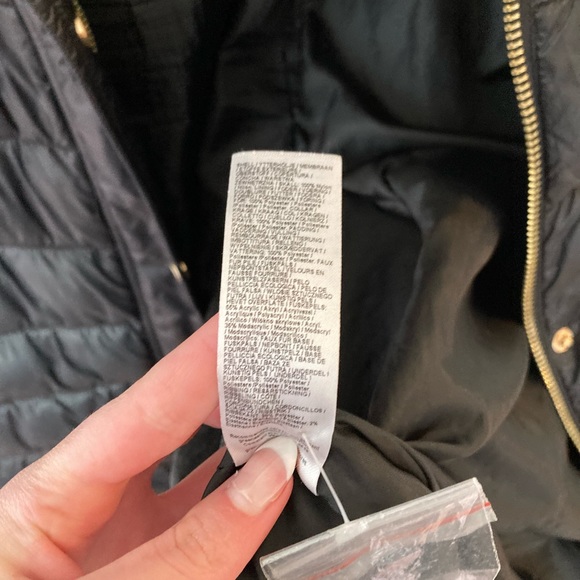 River Island Women’s Longline Padded Jacket with Faux-Fur Hood - Picture 6 of 10